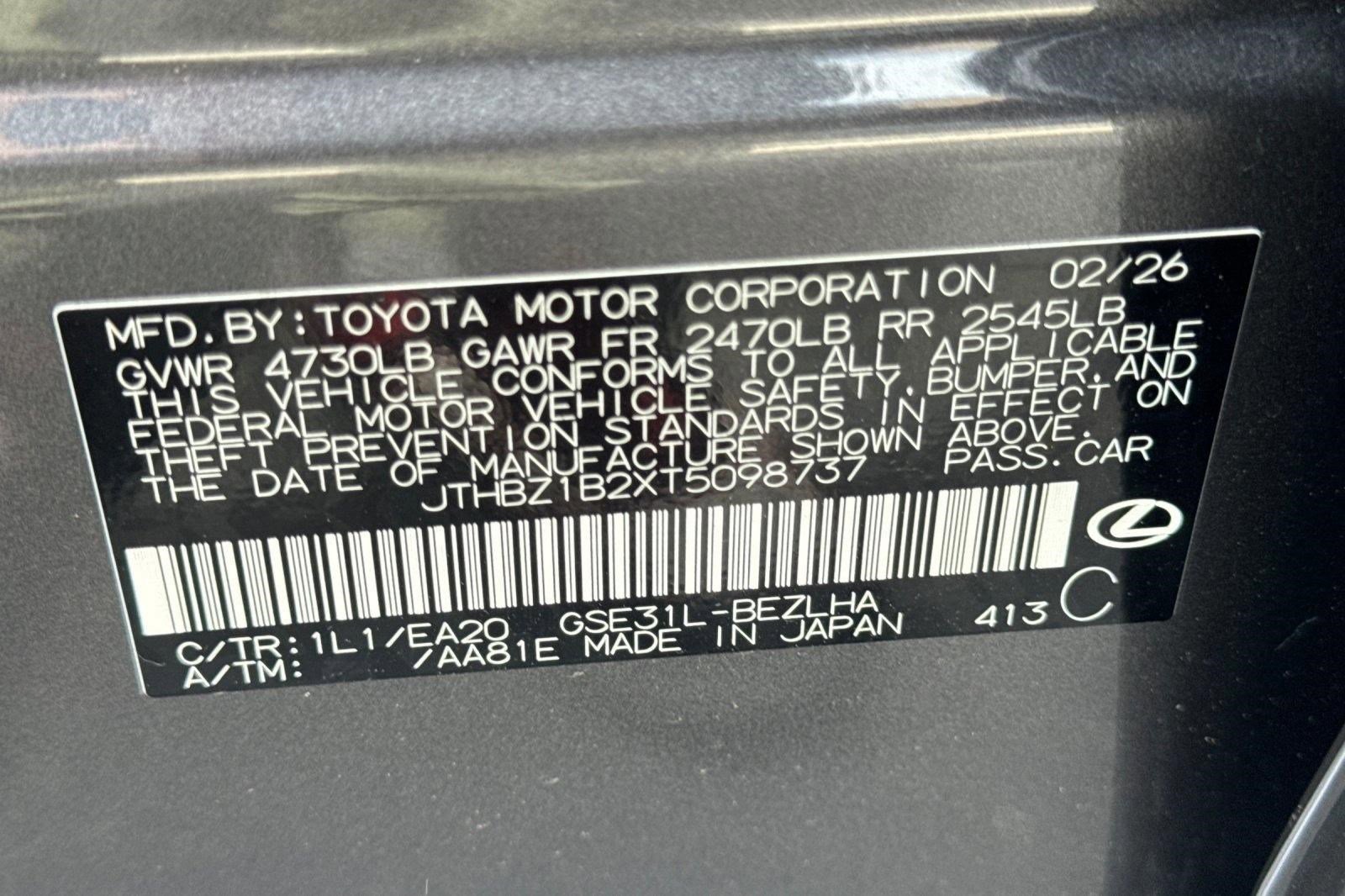 New 2026 Lexus IS 350 F Sport RWD image 20