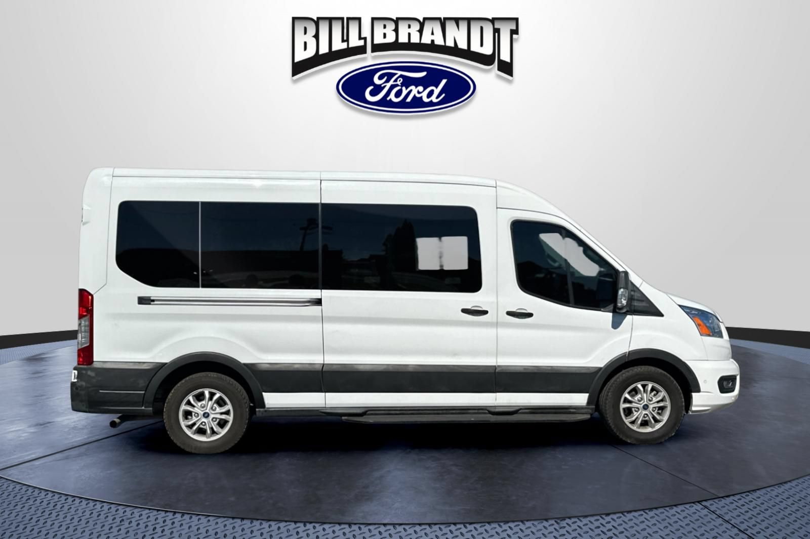 Certified 2021 Ford Transit 350 148 Medium Roof Wagon RWD image 2