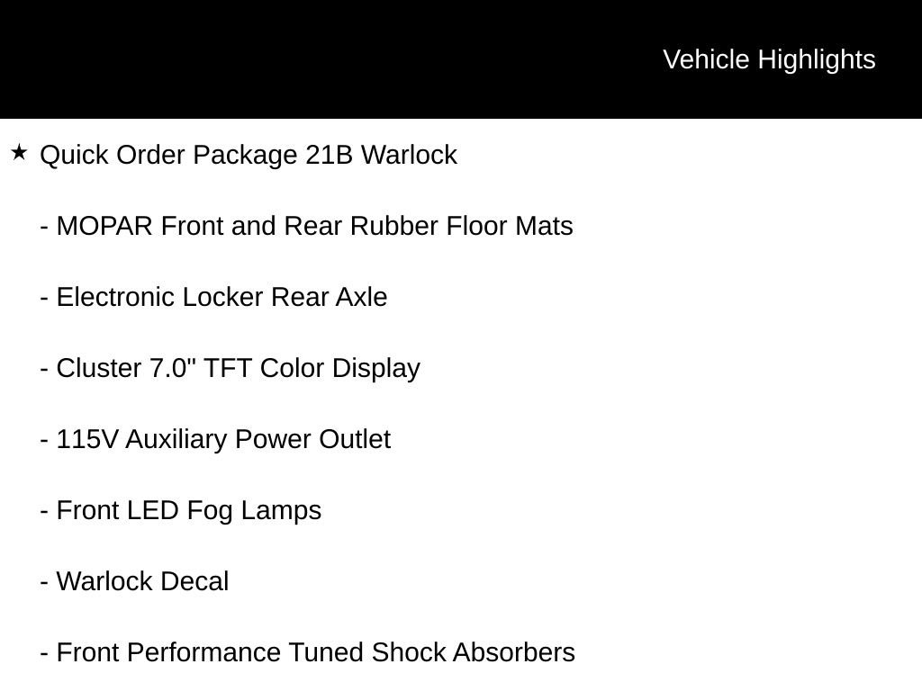 New 2026 RAM 1500 Classic Warlock AWD/4WD image 16