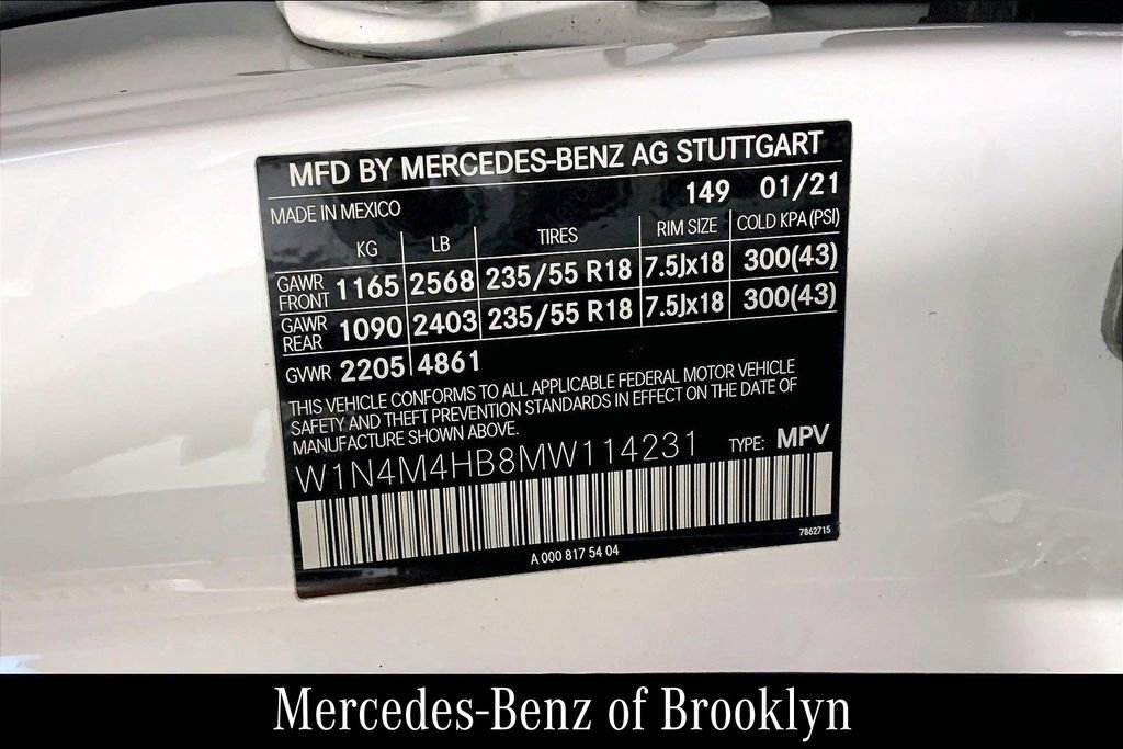 Certified 2021 Mercedes-Benz GLB 250 4MATIC image 36