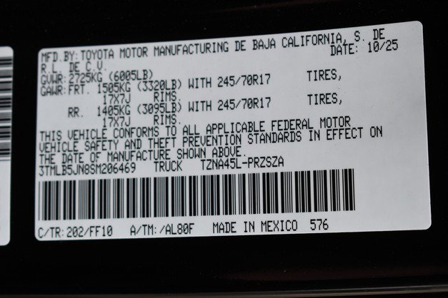 New 2025 Toyota Tacoma SR5 image 15