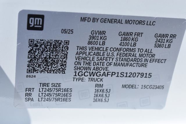New 2025 Chevrolet Express 2500 w/ Driver Convenience Package RWD image 31