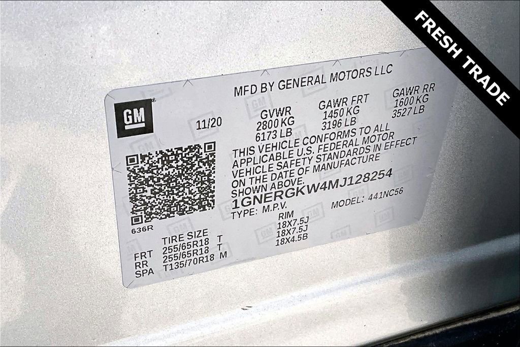 Used 2021 Chevrolet Traverse LT FWD image 19