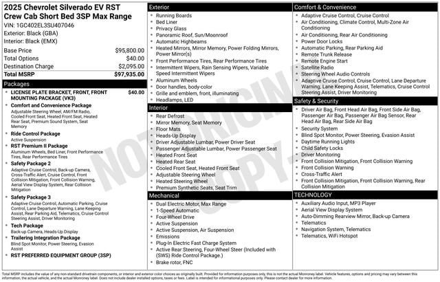 New 2025 Chevrolet Silverado EV RST AWD/4WD image 4