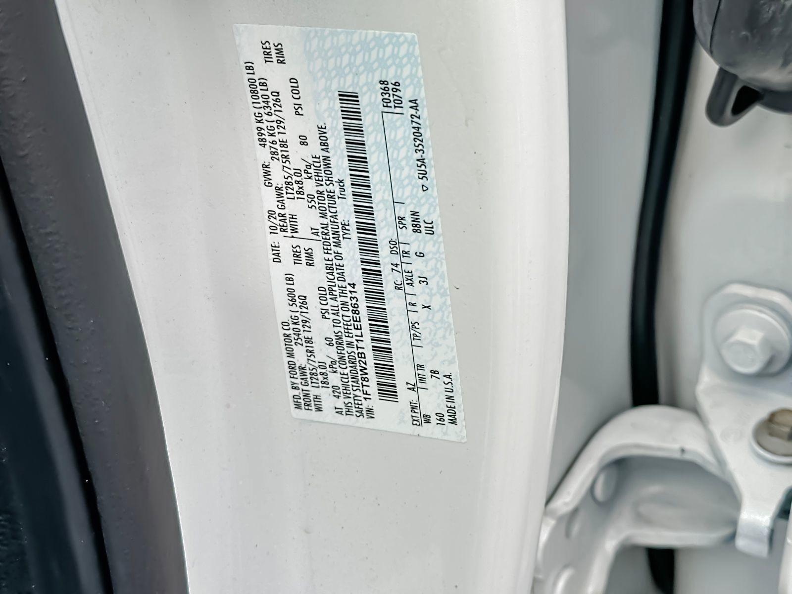 Used 2020 Ford F250 Platinum w/ Tremor Off-Road Package image 28