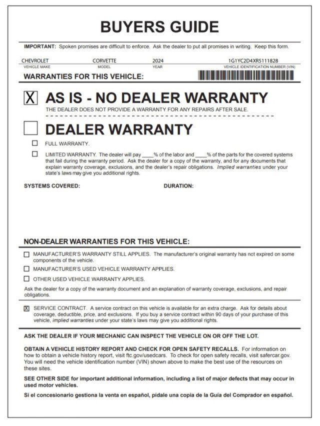 Used 2024 Chevrolet Corvette Stingray Premium Cpe w/ Z51 Performance Package image 30