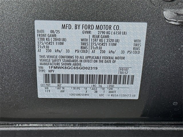 New 2025 Ford Explorer ST w/ Sun And Sound Package image 17