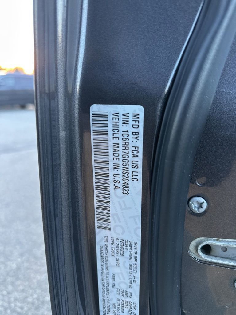 Used 2022 RAM 1500 Classic Warlock w/ Technology Package I image 34