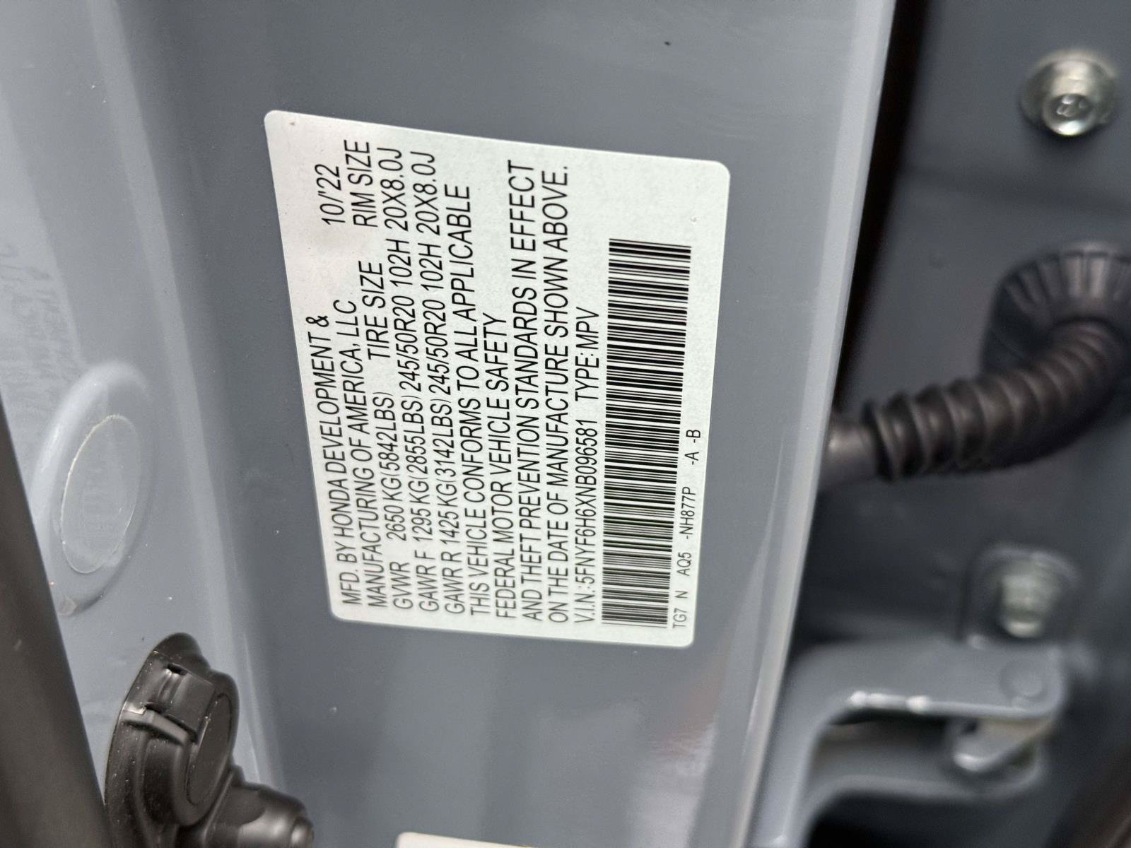 Used 2022 Honda Pilot Touring image 34