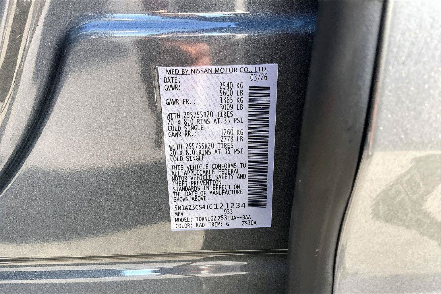 New 2026 Nissan Murano SL AWD/4WD image 14