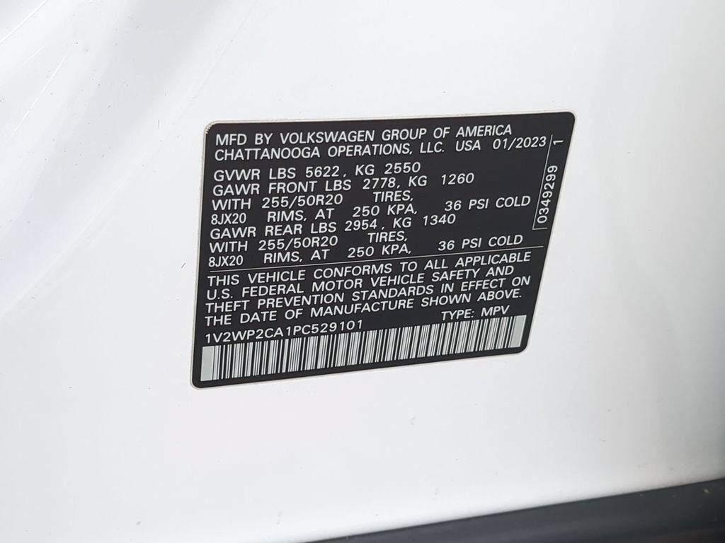 Certified 2023 Volkswagen Atlas SE FWD image 37
