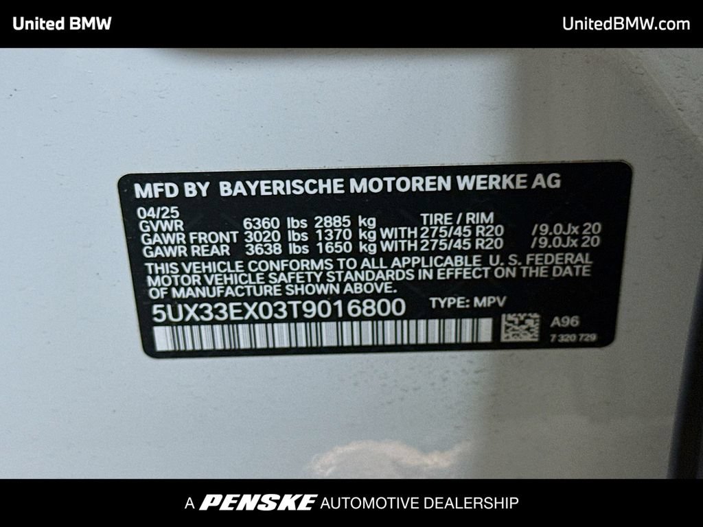 Certified 2026 BMW X6 xDrive40i AWD/4WD image 15
