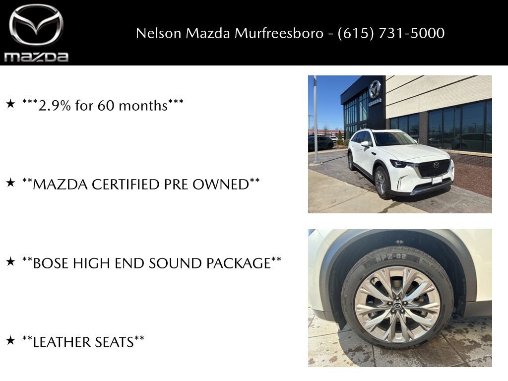 Certified 2024 MAZDA CX-90 3.3 Turbo w/ Premium Package image 32