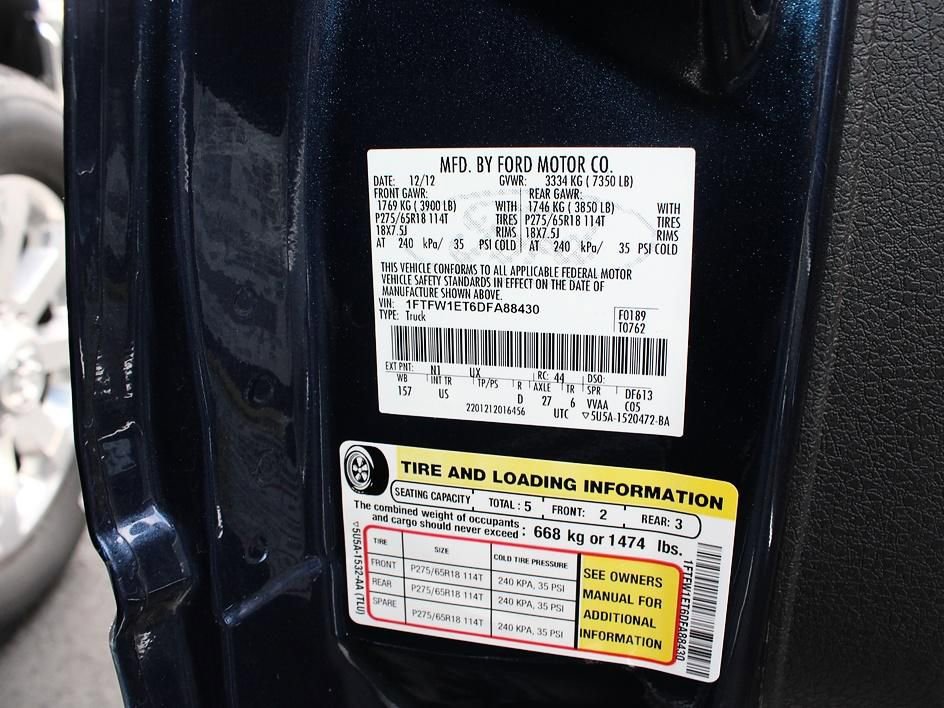 Used 2013 Ford F150 XLT w/ Luxury Equipment Group image 33