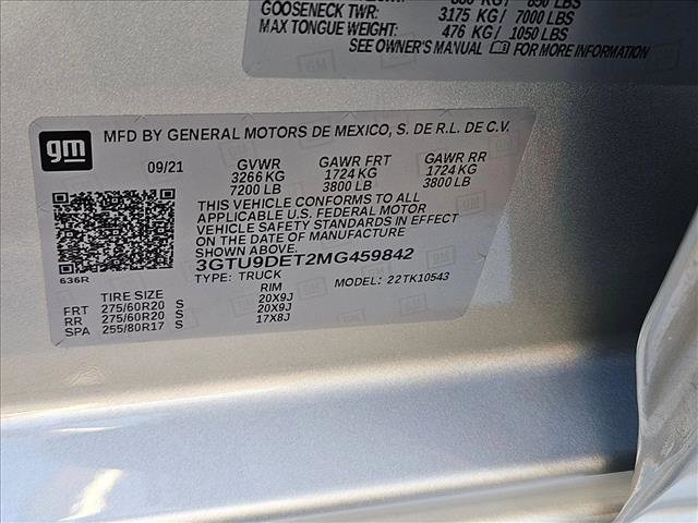 Used 2021 GMC Sierra 1500 SLT w/ X31 Off-Road Package image 22