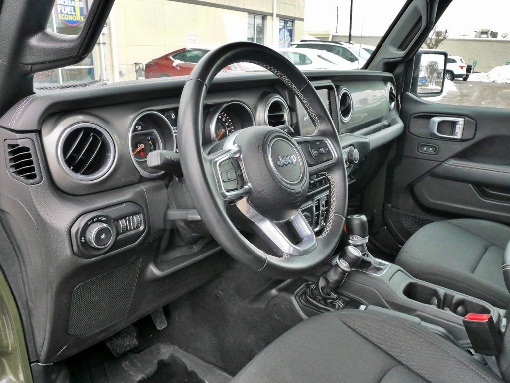 Used 2021 Jeep Wrangler Unlimited Sahara w/ Uconnect 4C Nav & Sound Group image 23