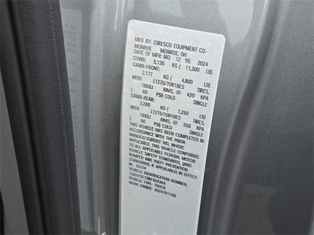 New 2024 Chevrolet Silverado 3500 W/T w/ WT Convenience Package image 29