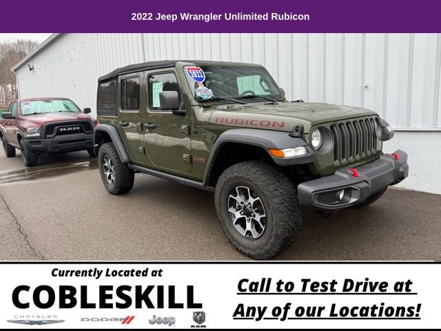 Used 2022 Jeep Wrangler Unlimited Rubicon w/ Cold Weather Group image 1