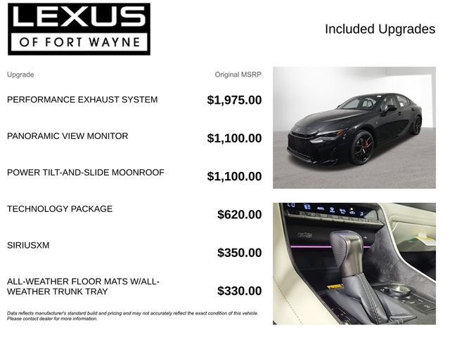 New 2026 Lexus IS 350 F Sport w/ Technology Package AWD/4WD image 4