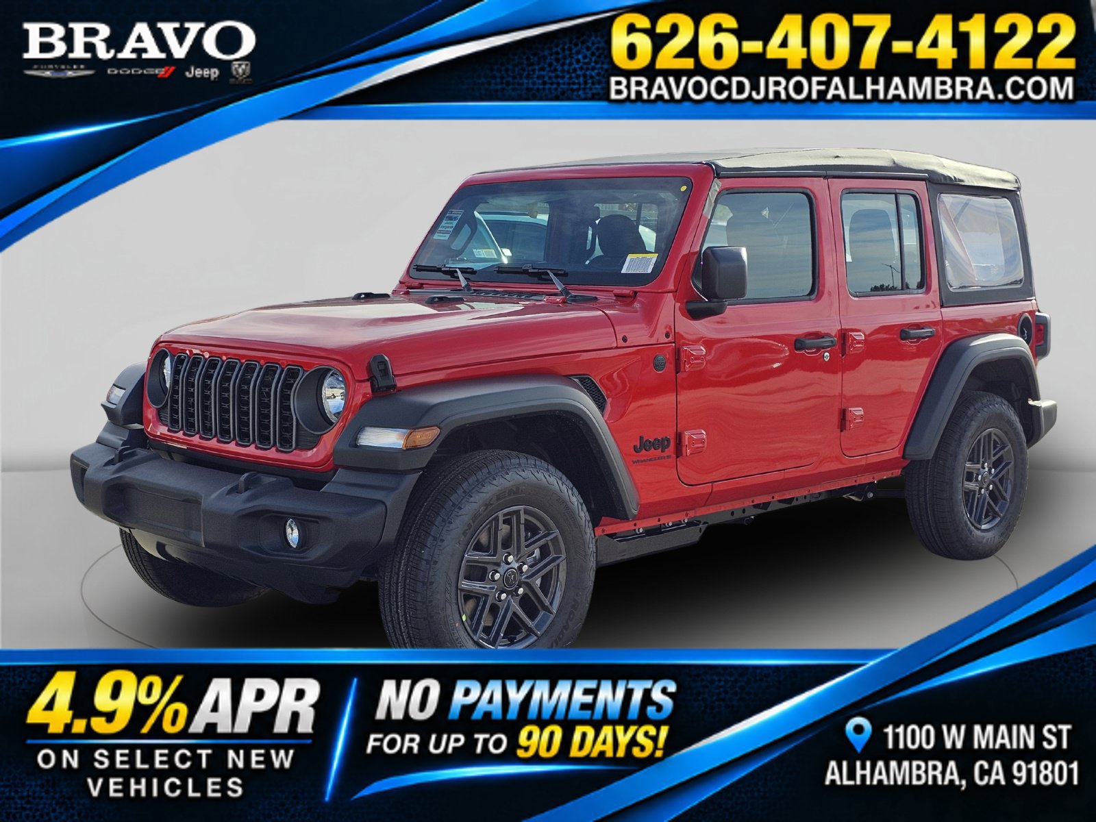New 2026 Jeep Wrangler Unlimited Sport