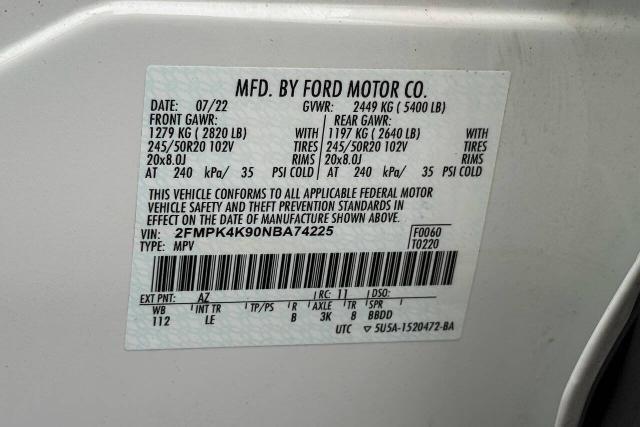 Certified 2022 Ford Edge Titanium image 19