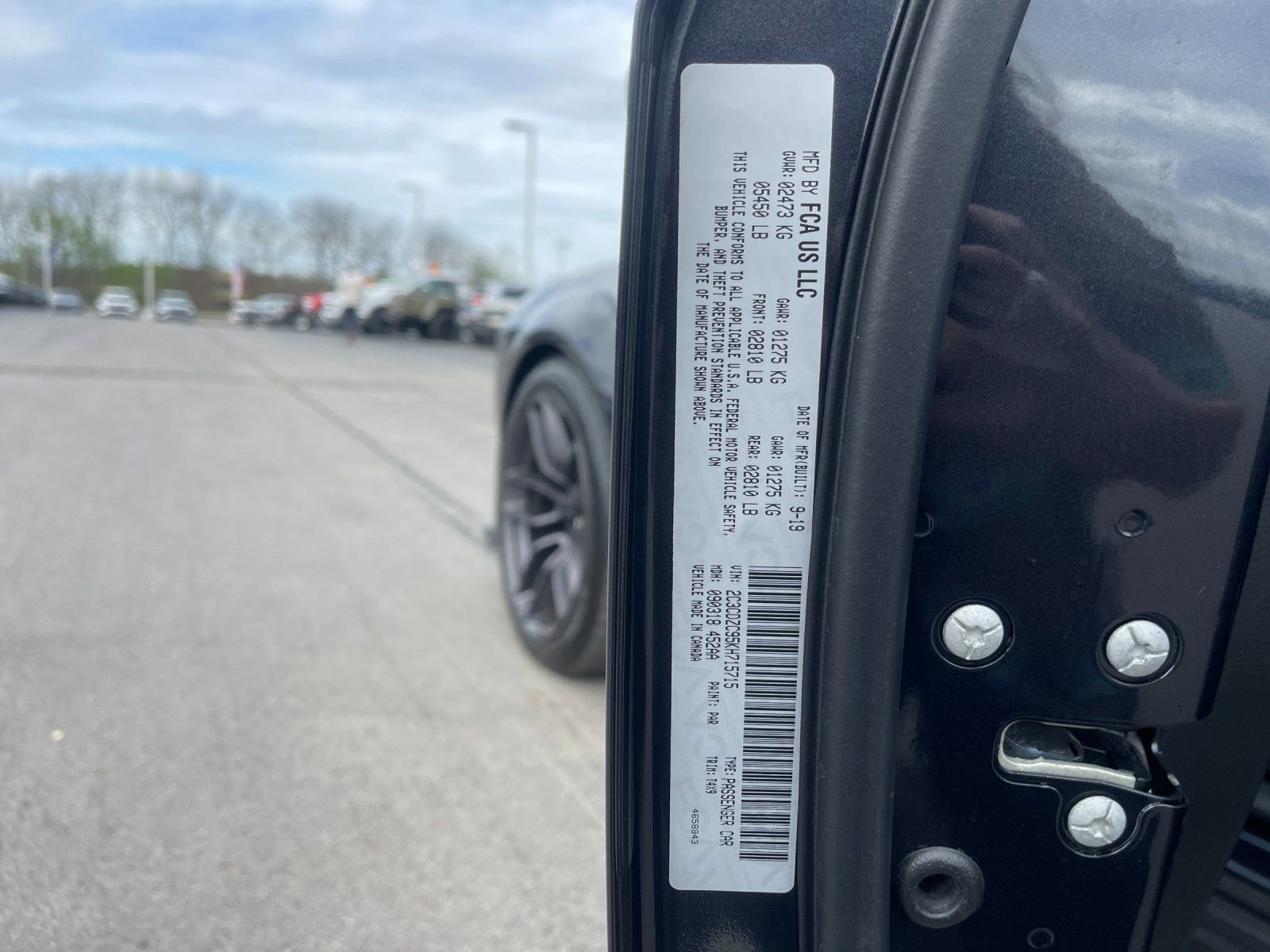 Used 2019 Dodge Challenger SRT Hellcat image 31