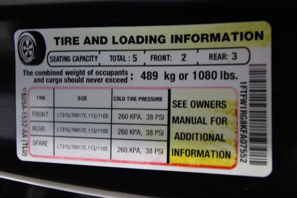 Used 2019 Ford F150 Raptor w/ Equipment Group 802A Luxury image 47