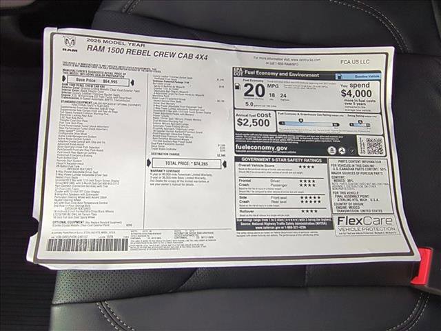 New 2026 RAM 1500 Rebel w/ Rebel Level 2 Equipment Group image 18
