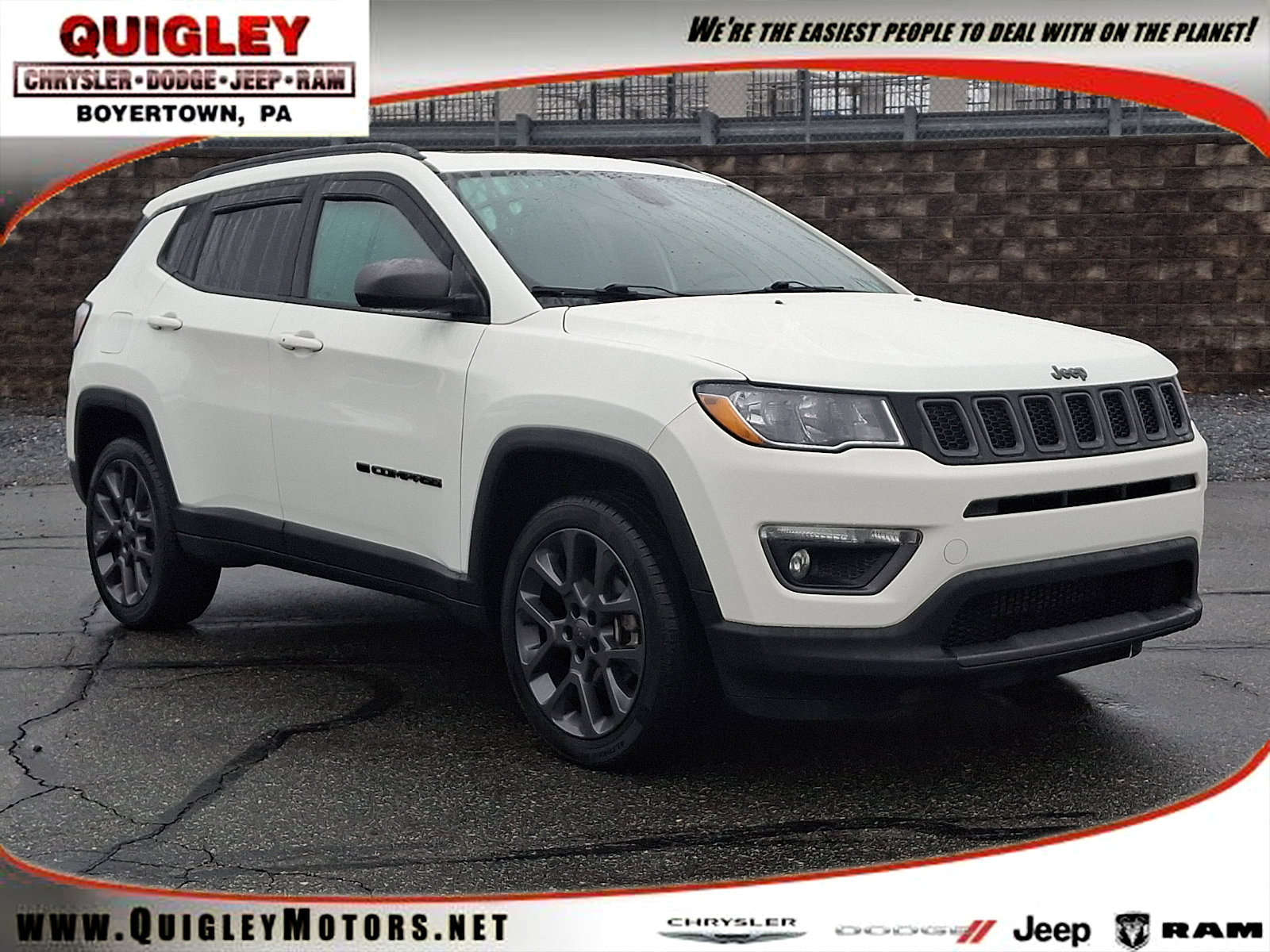 Used 2021 Jeep Compass Latitude w/ Sun and Sound Group AWD/4WD image 1