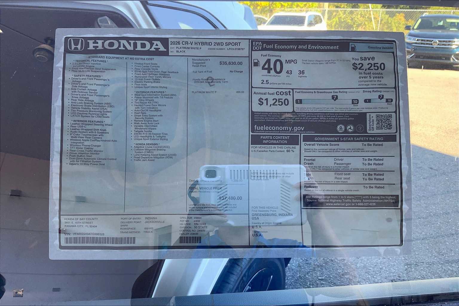 New 2026 Honda CR-V Sport image 19