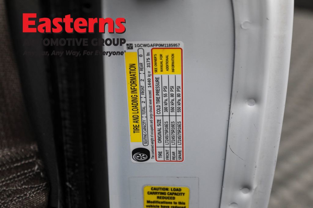 Used 2021 Chevrolet Express 2500 w/ Driver Convenience Package RWD image 31