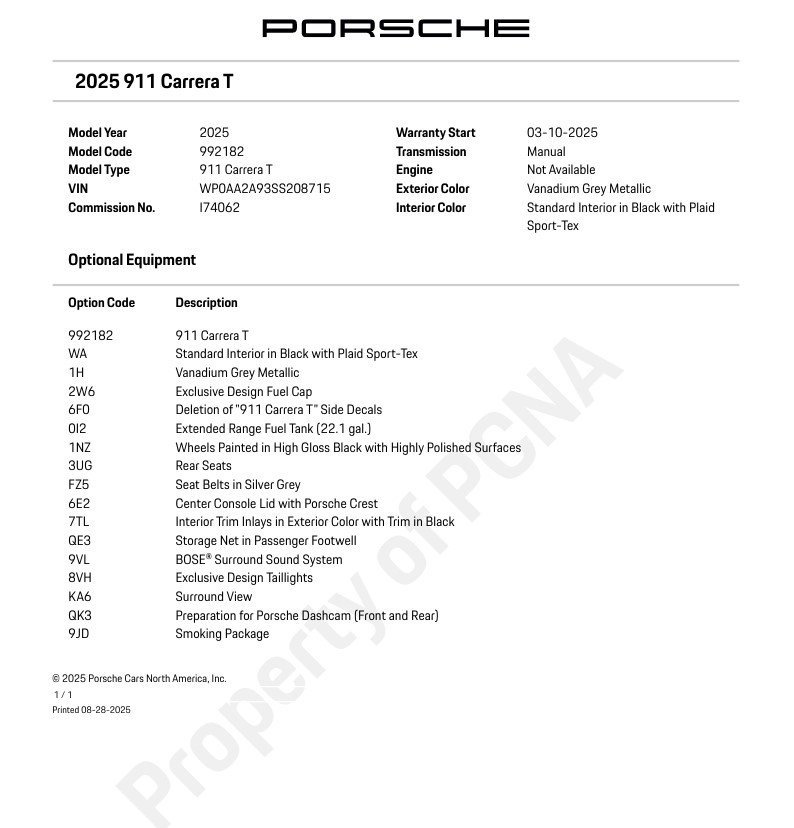 Certified 2025 Porsche 911 Carrera T image 30