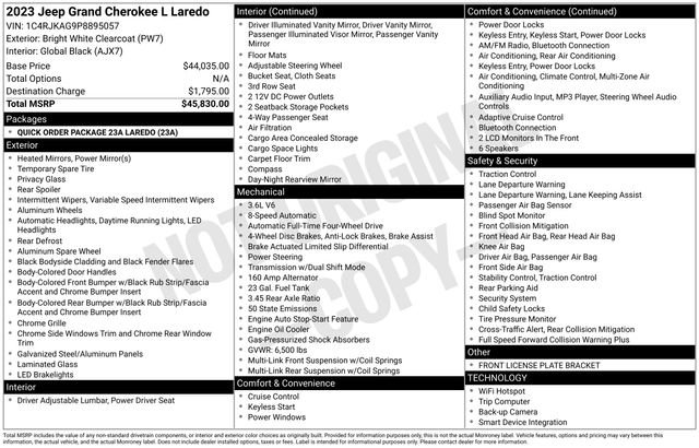 Used 2023 Jeep Grand Cherokee L Laredo image 43