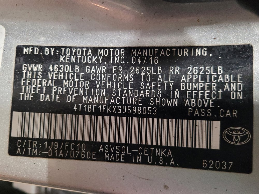 Used 2016 Toyota Camry LE FWD image 33