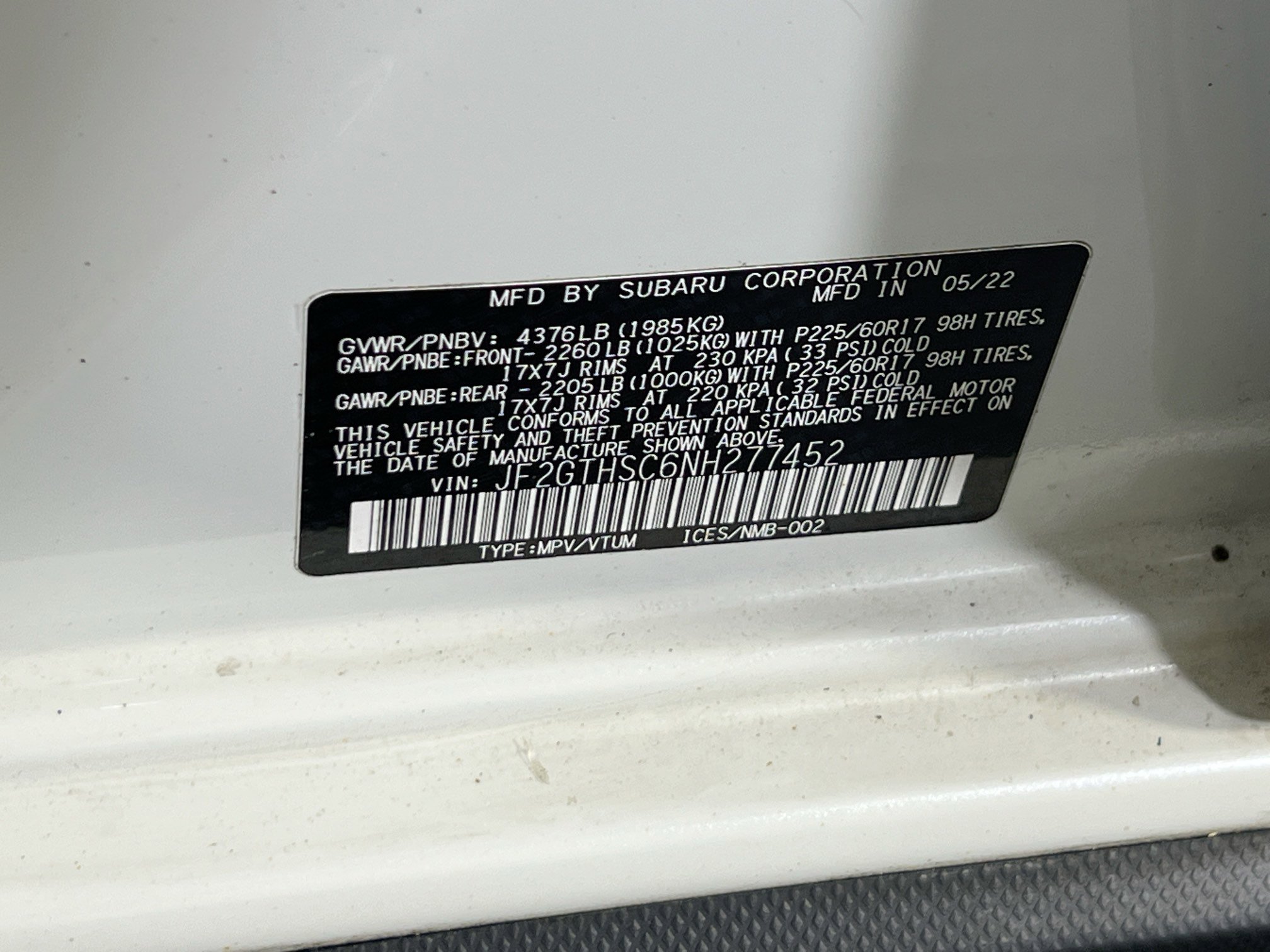 Used 2022 Subaru Crosstrek 2.5i Sport w/ Moonroof Package image 31