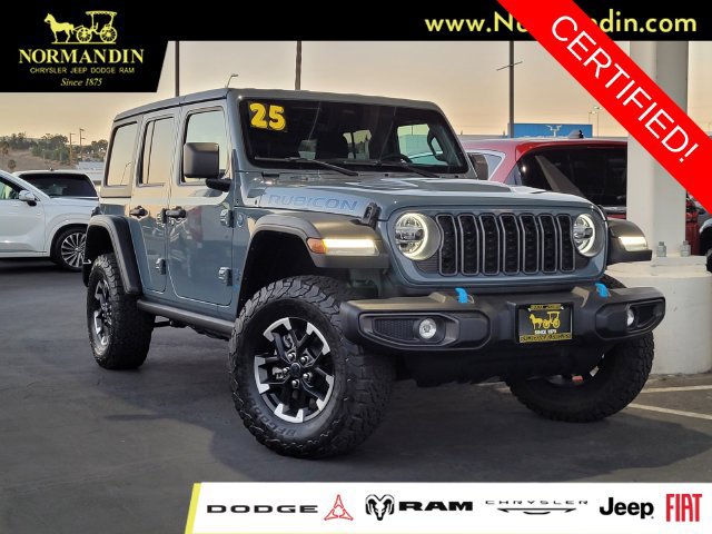 Used 2025 Jeep Wrangler Unlimited Rubicon 4xe w/ Convenience Group AWD/4WD image 1