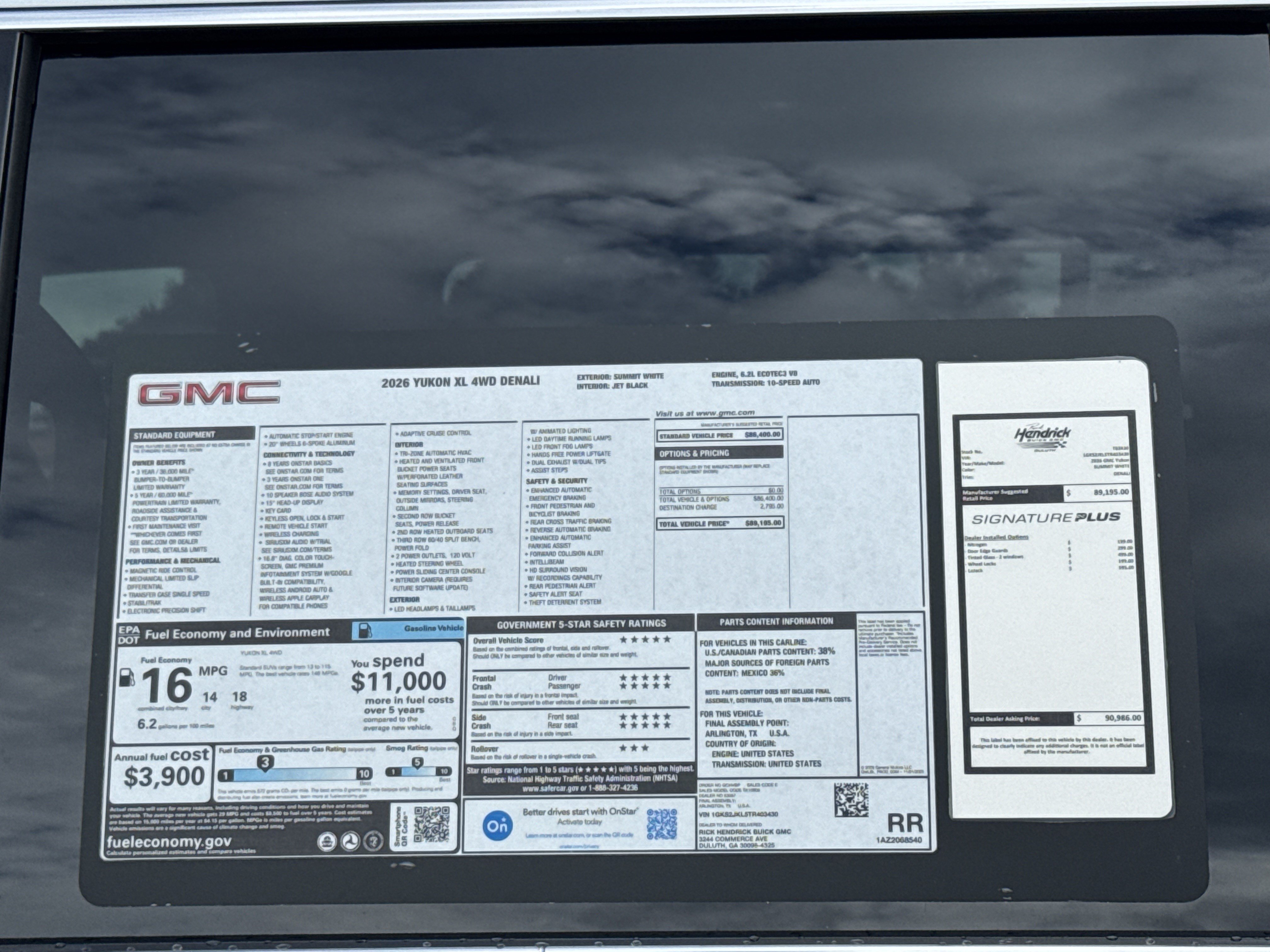 New 2026 GMC Yukon XL Denali AWD/4WD image 39