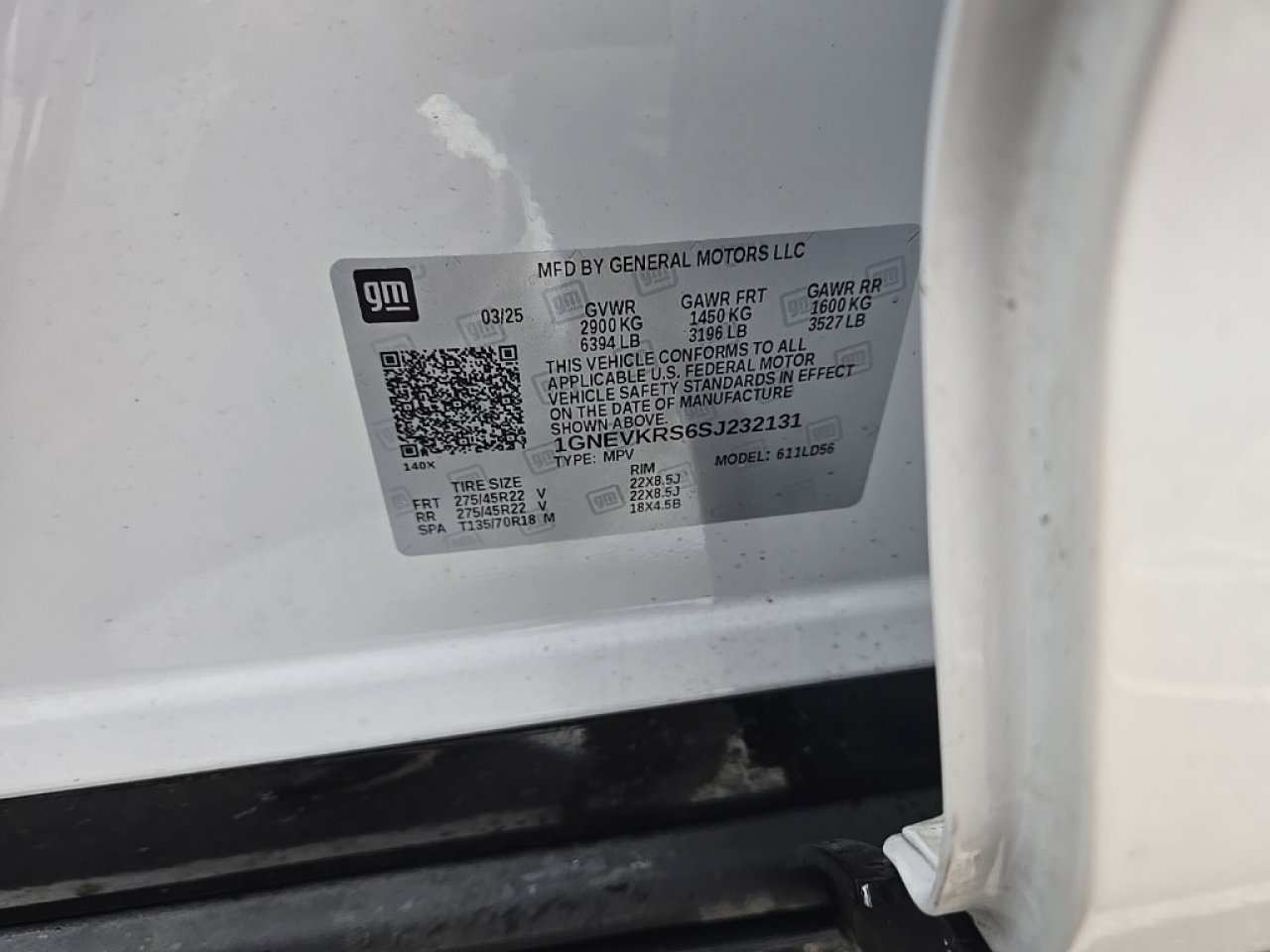 Used 2025 Chevrolet Traverse High Country w/ LPO, Floor Liner Package image 9