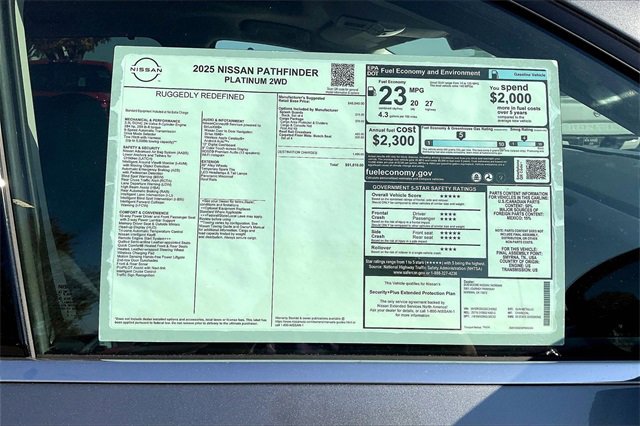 New 2025 Nissan Pathfinder Platinum w/ Cargo Package image 13