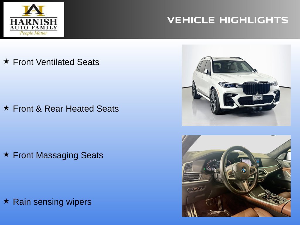 Used 2021 BMW X7 M50i w/ Dynamic Handling Package AWD/4WD image 17