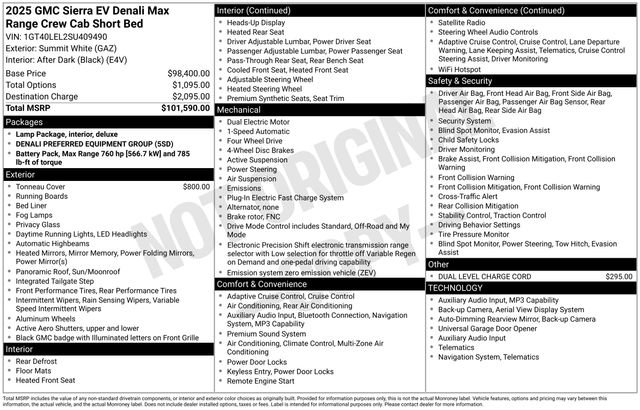 Used 2025 GMC Sierra EV Denali image 2