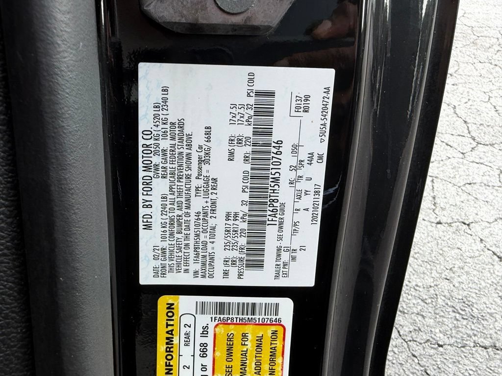 Used 2021 Ford Mustang Coupe RWD image 37
