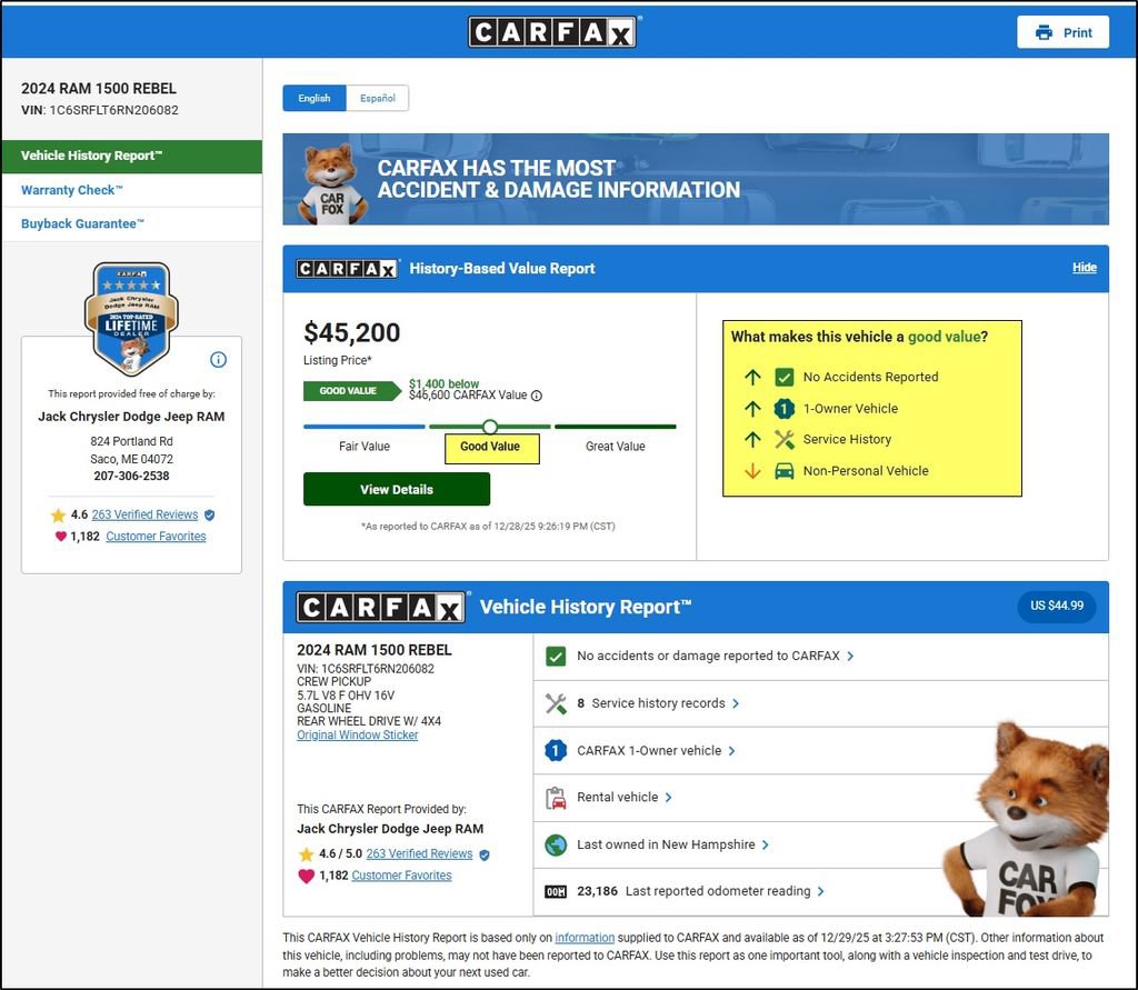 Used 2024 RAM 1500 Rebel image 12