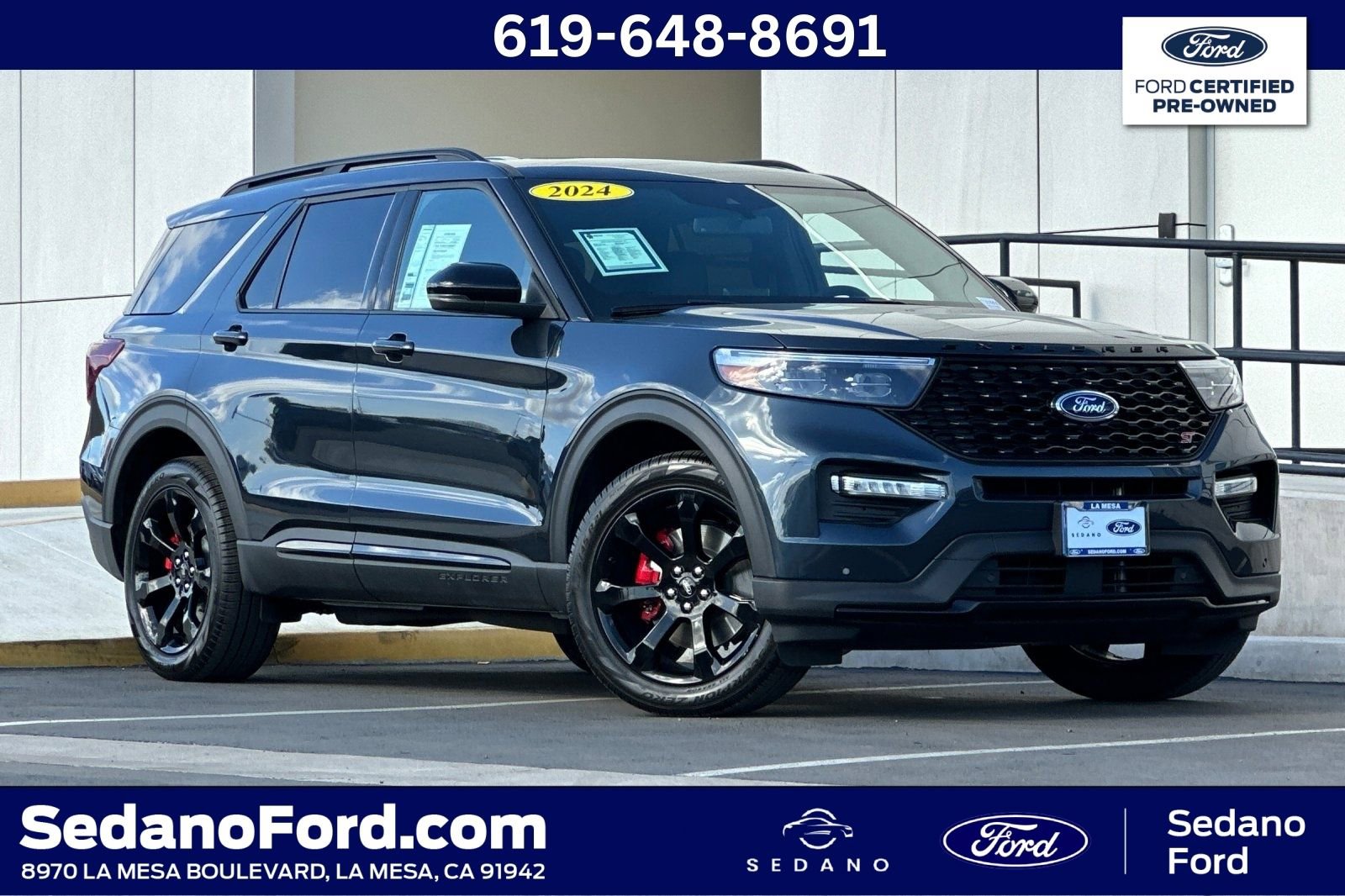 Certified 2024 Ford Explorer ST w/ Equipment Group 401A image 1