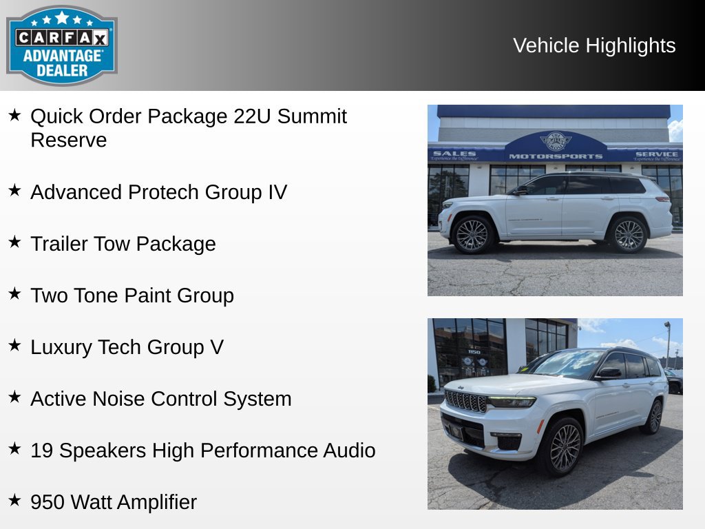 Used 2021 Jeep Grand Cherokee L Summit AWD/4WD image 4