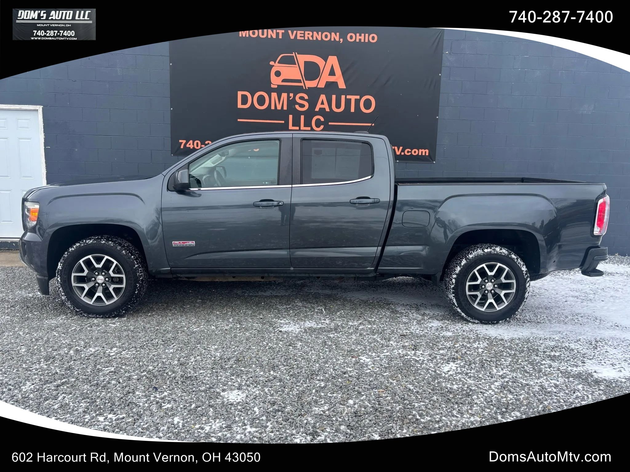 Used 2016 GMC Canyon SLE w/ All Terrain Adventure Package