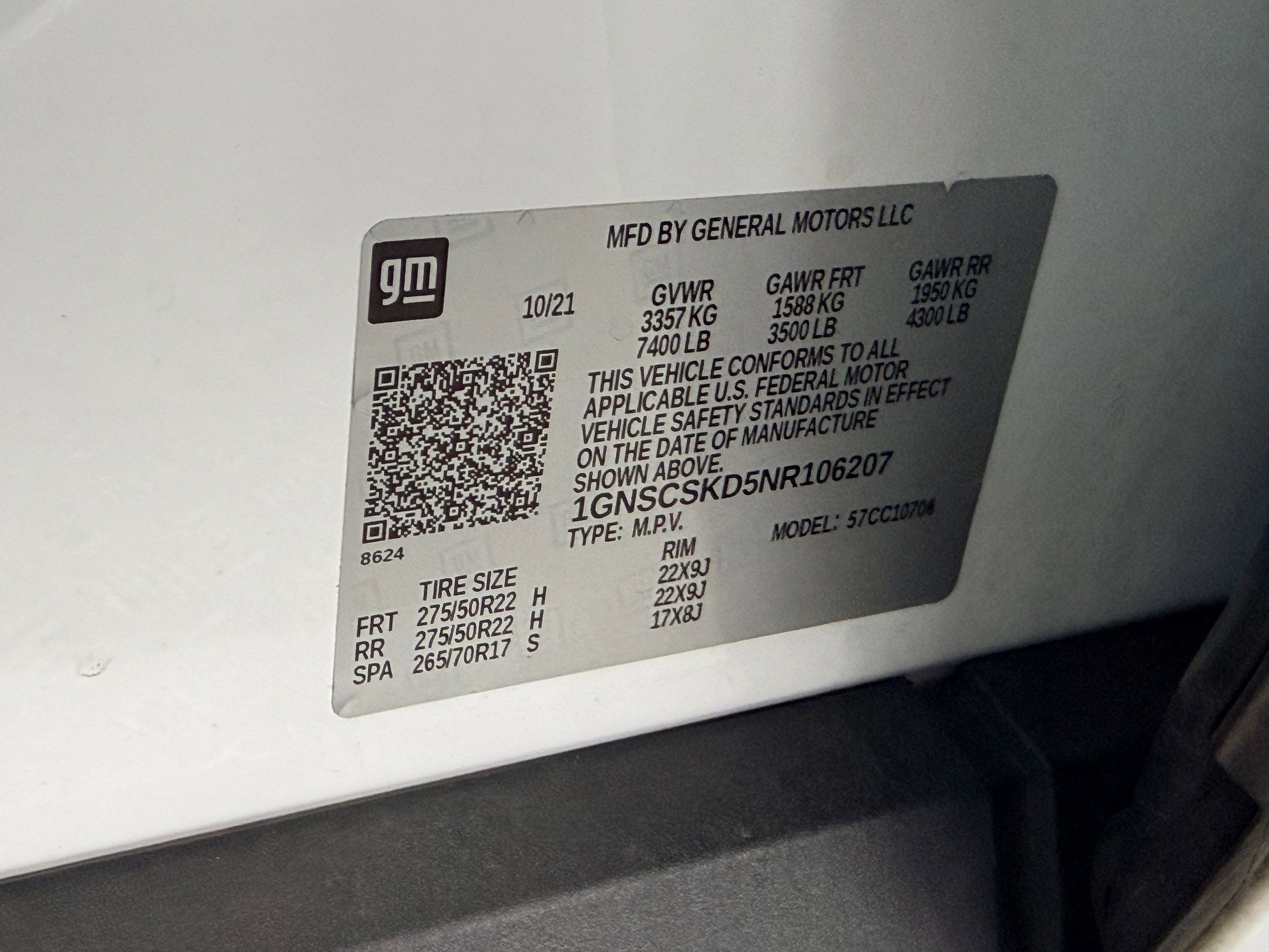 Used 2022 Chevrolet Tahoe Premier RWD image 22