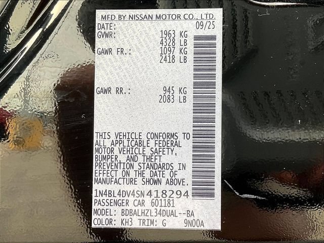 Certified 2025 Nissan Altima 2.5 SV w/ SV Special Edition Package FWD image 20