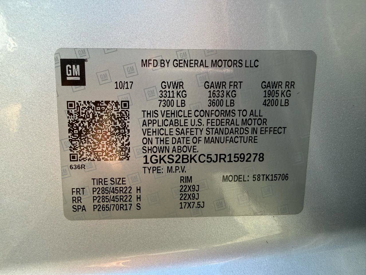 Used 2018 GMC Yukon SLT w/ Premium Edition AWD/4WD image 47