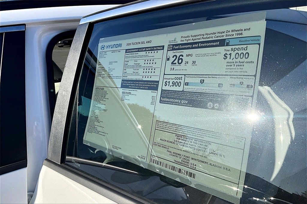 New 2026 Hyundai Tucson SEL image 14